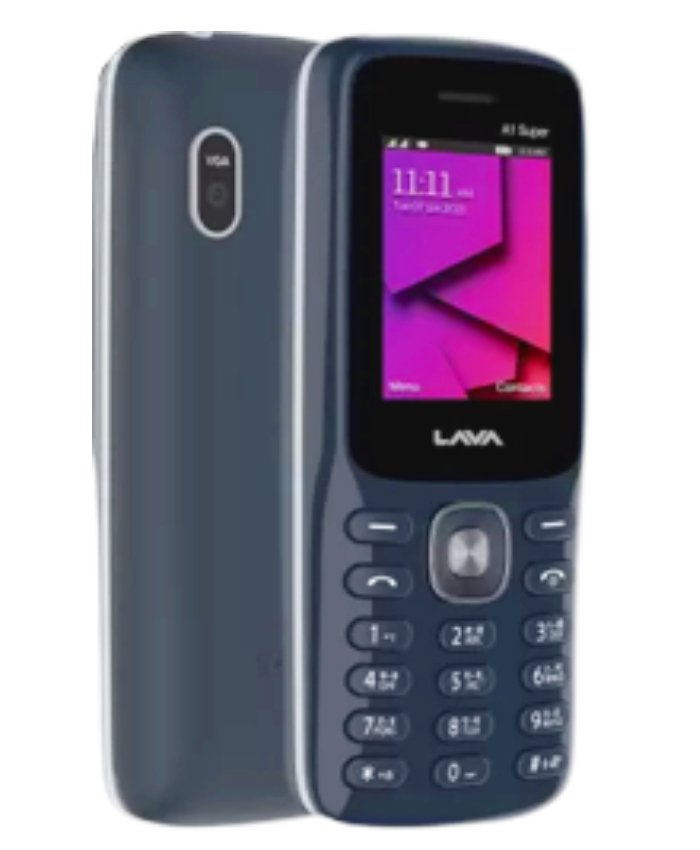 Lava Handset Mobiles / Lava A1 Super 2021 , Dual SIM (Black gold p)